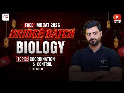 Thumbnail for MDCAT Biology Bridge Batch — First Lecture